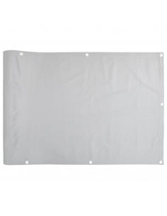 Paravento da Giardino Grigio 300x120 cm in PVC 2