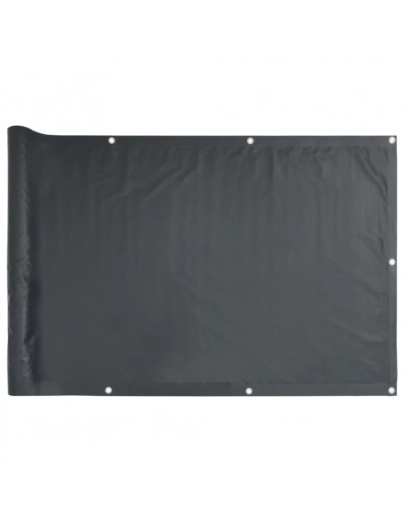 Paravento da Giardino Antracite 300x120 cm in PVC