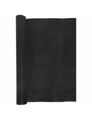 Paravento da Balcone Nero 500x80 cm in Polyrattan