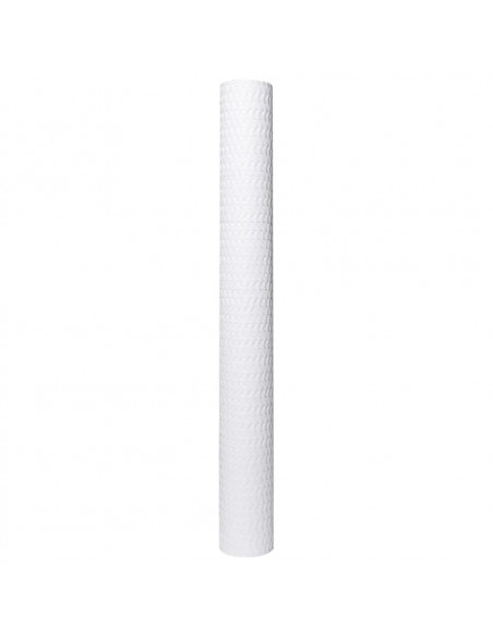 Paravento da Balcone Bianco 500x80 cm in Polyrattan