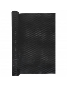 Paravento da Balcone Nero 400x90 cm in Polyrattan 2