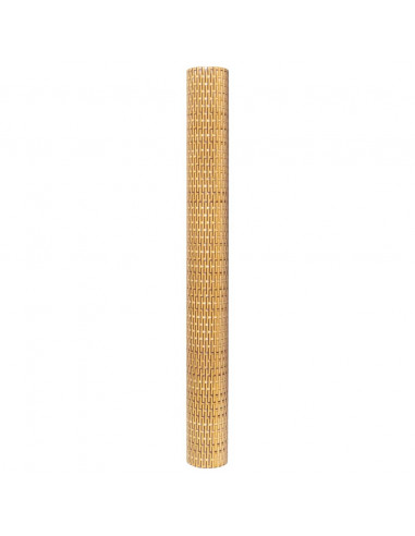 Paravento da Balcone Marrone Chiaro 1000x90 cm in Polyrattan