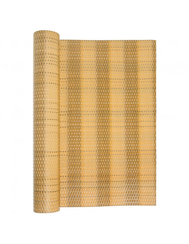 Paravento da Balcone Marrone Chiaro 300x100 cm in Polyrattan