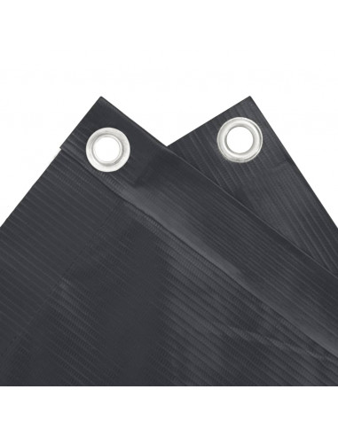 Paravento da Giardino Antracite 400x75 cm in PVC