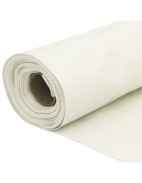 Paravento da Giardino Bianco 600x75 cm in PVC