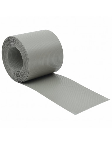 Schermi Privacy da Giardino 10 pz Grigio Pietra 252,5x19 cm PVC