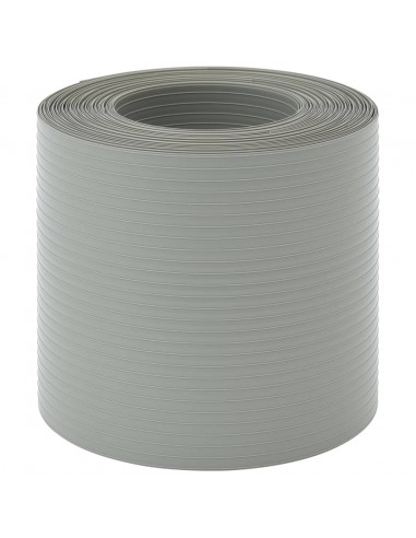 Schermi Privacy da Giardino 10 pz Grigio Pietra 252,5x19 cm PVC