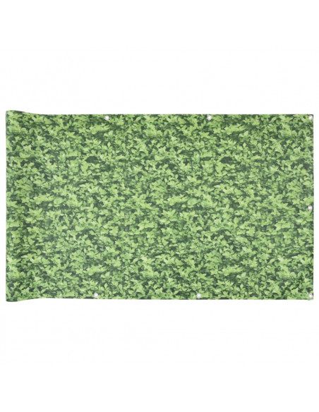Paravento da Giardino con Aspetto Pianta Verde 400x90 cm PVC