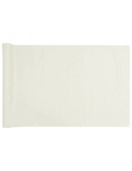 Paravento da Giardino Bianco 700x90 cm in PVC