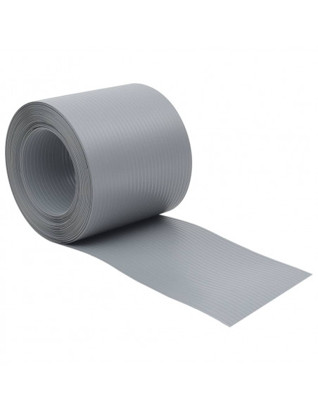 Schermi Privacy da Giardino 10 pz Grigio 252,5x19 cm PVC