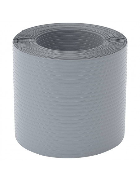 Schermi Privacy da Giardino 10 pz Grigio 252,5x19 cm PVC