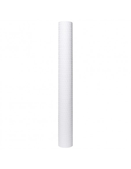 Paravento da Balcone Bianco 500x90 cm in Polyrattan
