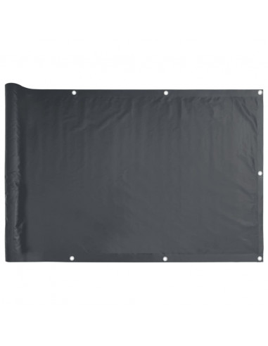 Paravento da Giardino Antracite 300x75 cm in PVC
