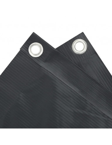 Paravento da Giardino Antracite 300x75 cm in PVC