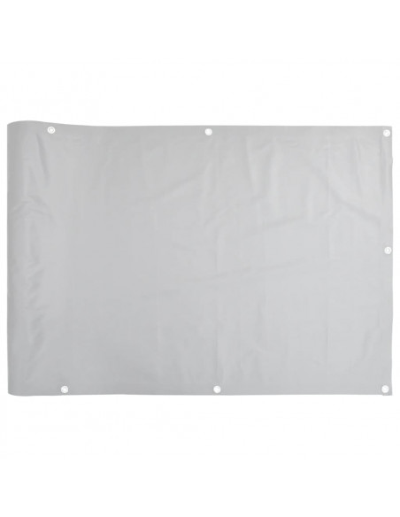 Paravento da Giardino Grigio 800x75 cm in PVC