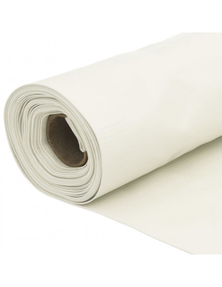Paravento da Giardino Bianco 500x75 cm in PVC