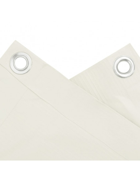 Paravento da Giardino Bianco 800x90 cm in PVC