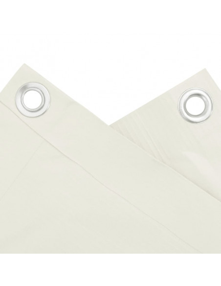 Paravento da Giardino Bianco 600x90 cm in PVC