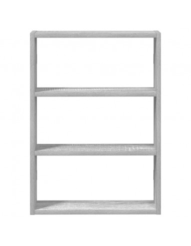 Mensola a Muro Grigio Sonoma 43x9x60 cm in Truciolato