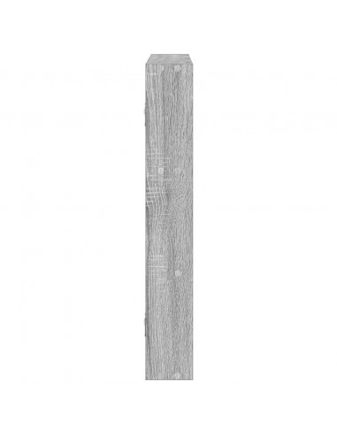 Mensola a Muro Grigio Sonoma 43x9x60 cm in Truciolato