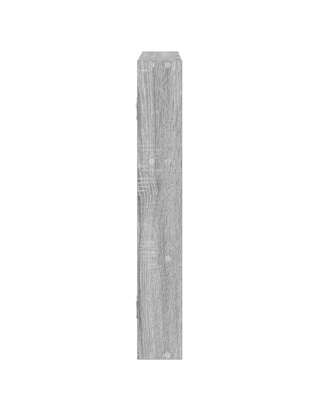 Mensola a Muro Grigio Sonoma 43x9x60 cm in Truciolato