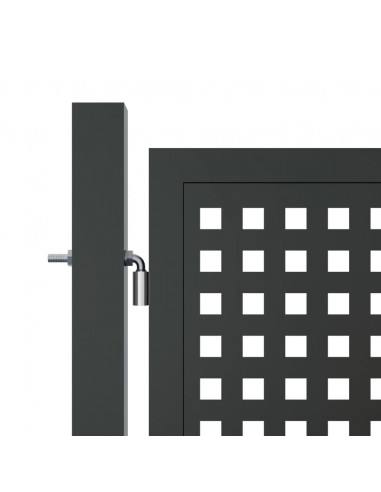 Cancello Giardino Antracite 300x225 cm in Acciaio