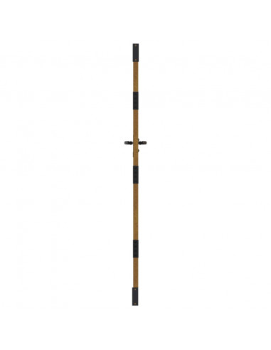 Cancello da Giardino 85x200 cm in Acciaio Corten Design Albero