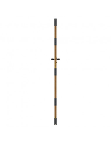 Cancello da giardino 85x200 cm in acciaio Corten