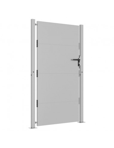 Cancello da Giardino 105x205 cm in Acciaio Corten