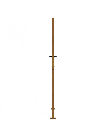 Cancello da Giardino 105x205 cm in Acciaio Corten