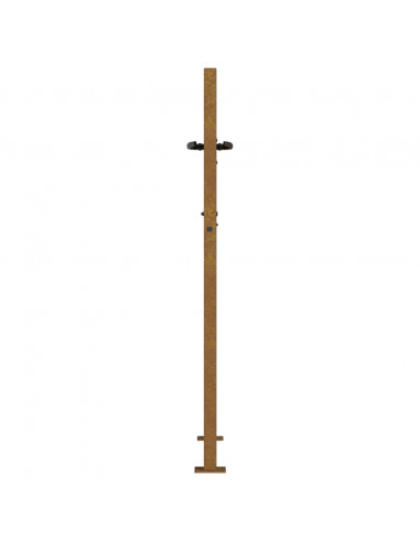 Cancello da Giardino 105x130 cm in Acciaio Corten Design Albero