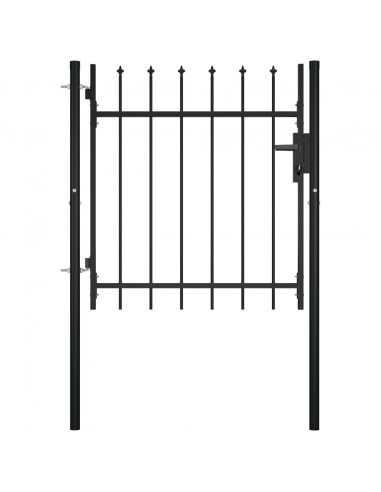 Cancello per Recinzioni con Design a Lance 100x75 cm