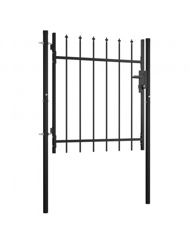 Cancello per Recinzioni con Design a Lance 100x75 cm