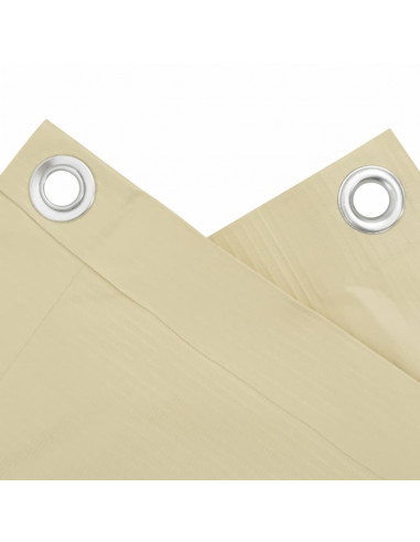 Paravento da Giardino Crema 600x75 cm in PVC