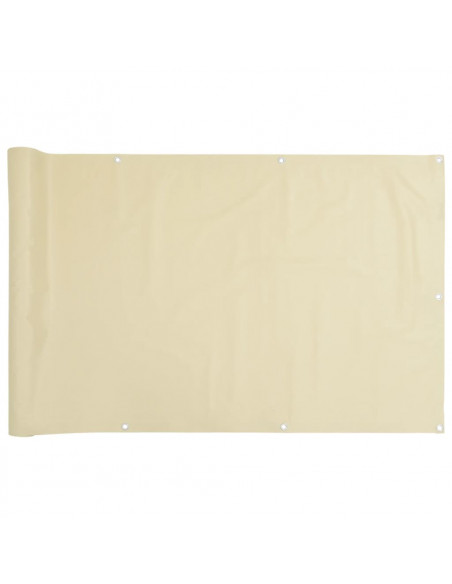 Paravento da Giardino Crema 800x75 cm in PVC
