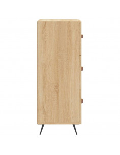Credenza Rovere Sonoma 34,5x34x90 cm in Legno Multistrato 2