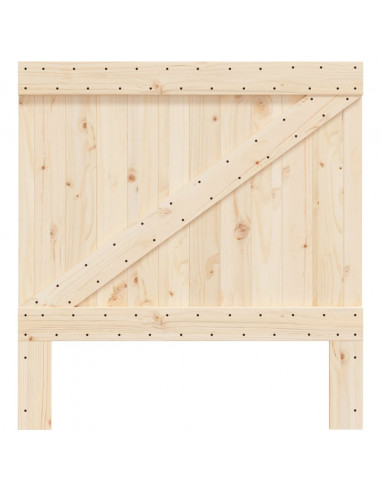 Testiera 100x104 cm in Legno Massello di Pino