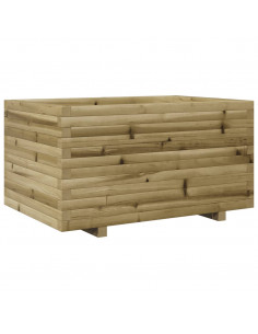 Fioriera da Giardino 90x60x49,5 cm in Legno di Pino Impregnato 2