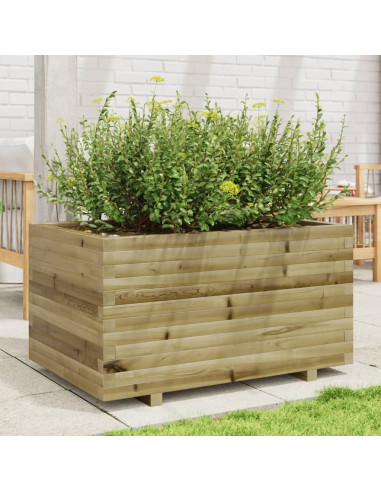 Fioriera da Giardino 90x60x49,5 cm in Legno di Pino Impregnato