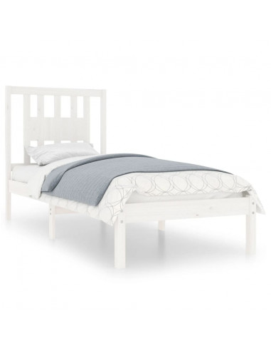 Giroletto Bianco in Legno Massello di Pino 90x200 cm