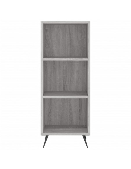 Scaffale Grigio Sonoma 34,5x32,5x90 cm Legno Multistrato
