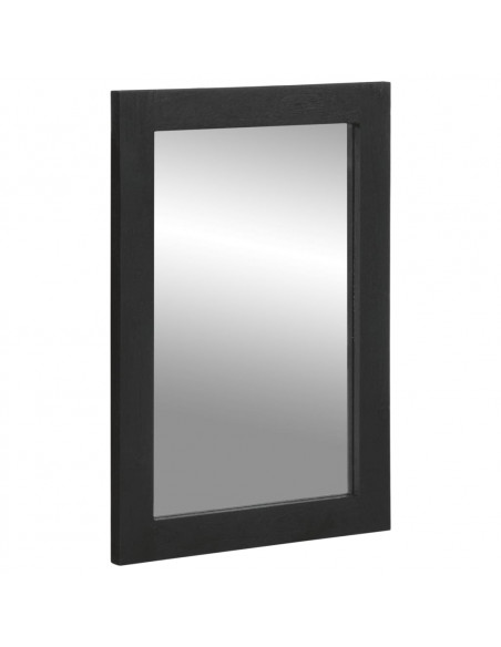 Set Mobili da Bagno 2 pz Nero in Legno Multistrato