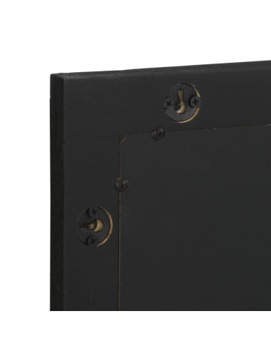 Set Mobili da Bagno 2 pz Nero in Legno Multistrato