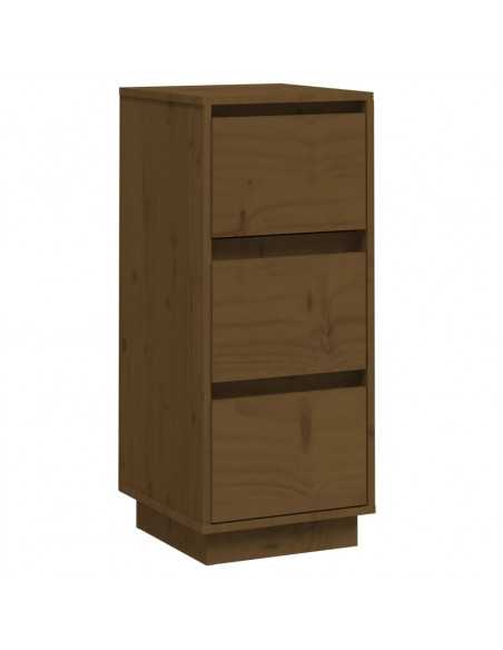 Credenza Marrone Miele 32x34x75 cm in Legno Massello di Pino