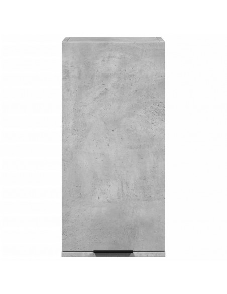 Mobile da Bagno a Parete Grigio Cemento 32x20x67 cm