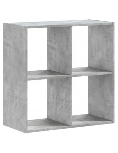 Libreria Grigio Cemento 68,5x32x68,5 cm in Legno Multistrato 2