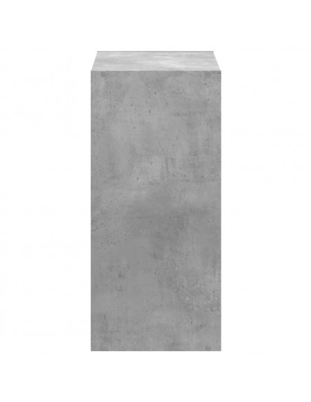Libreria Grigio Cemento 68,5x32x68,5 cm in Legno Multistrato