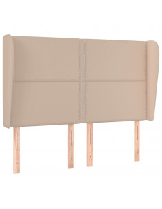 Testiera ad Orecchio Cappuccino 147x23x118/128 cm in Similpelle 2