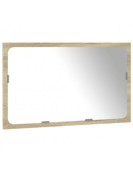 Set Mobili da Bagno 3 pz Rovere Sonoma in Legno Multistrato