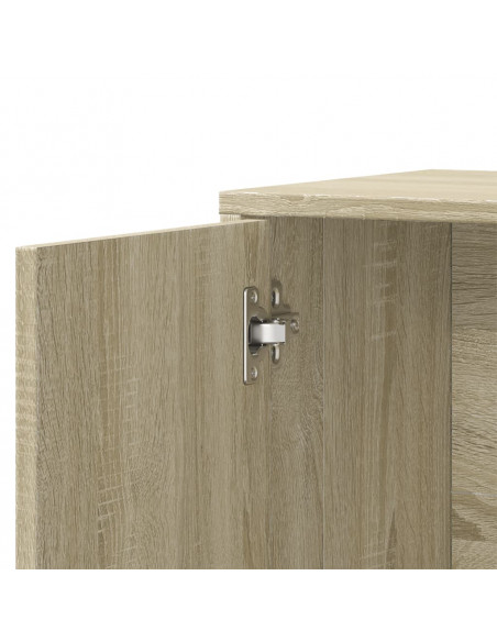 Credenze 2 pz Rovere Sonoma 60x31x70 cm in Legno Multistrato